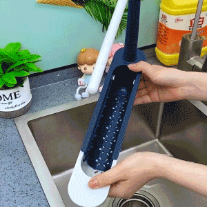 Telescopic 2-in-1 Kitchen Sink Storage Rack Holder