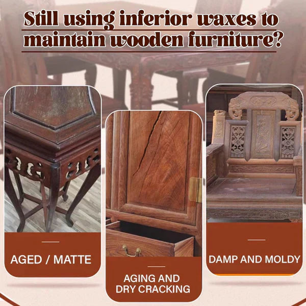 GLOW WOOD Bee Wax Wood Furniture Polish [ Pack of 2 ]