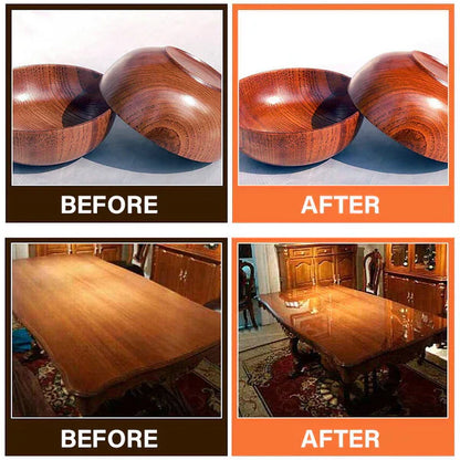 GLOW WOOD Bee Wax Wood Furniture Polish [ Pack of 2 ]