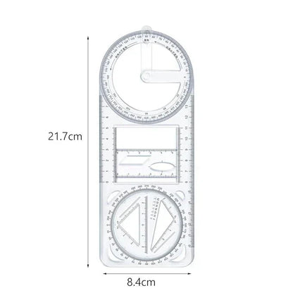 Multifunctional Geometric Ruler - All in one (Buy 1 Get 1 Free)