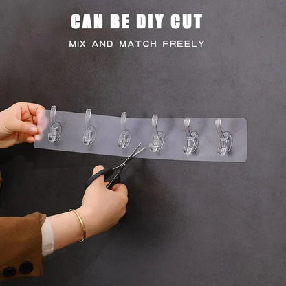 6 Hook Adhesive Strip- Heavy Duty