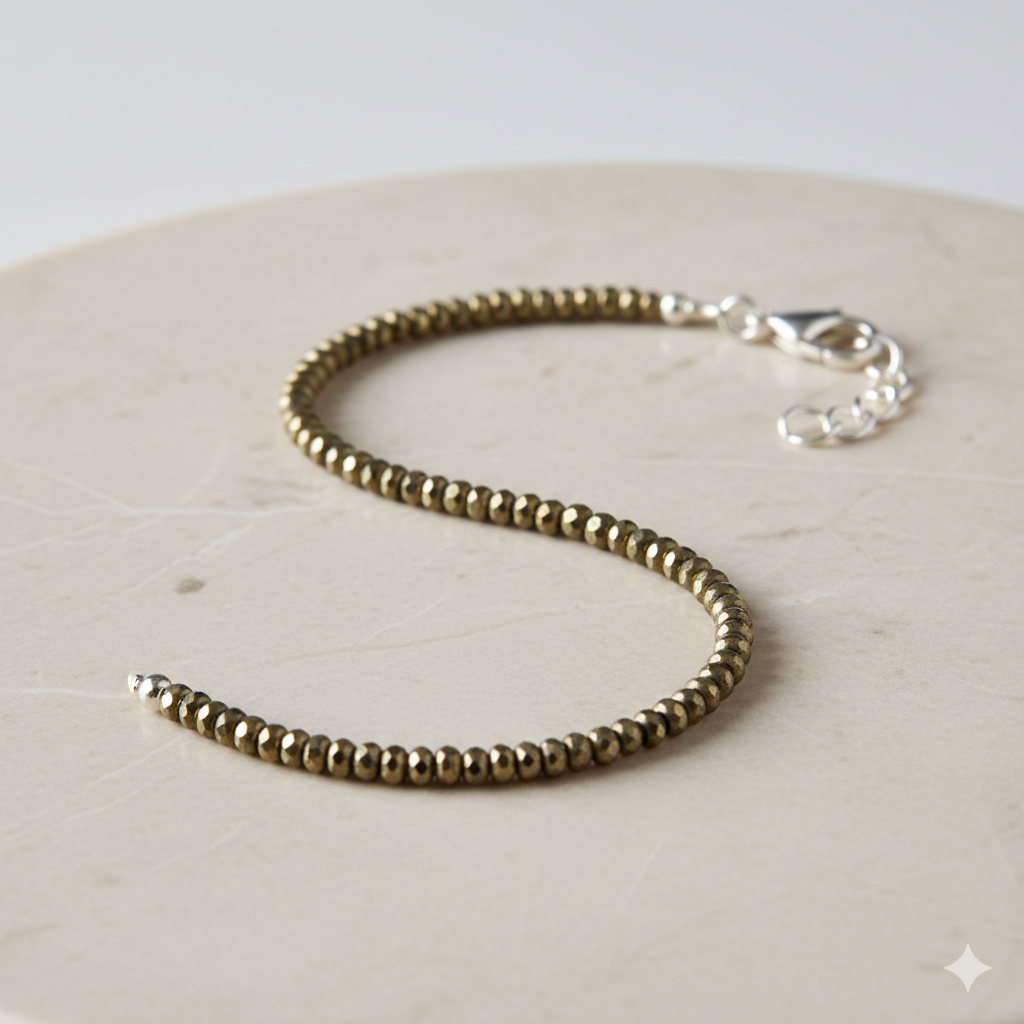 Pyrite Anklet