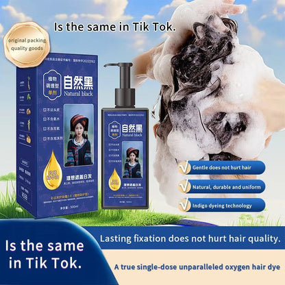 Grandma Plant Formula Hair Dye Shampoo Buy 1 Bottle 🧴 Get 1 Bottle FREE 🧴