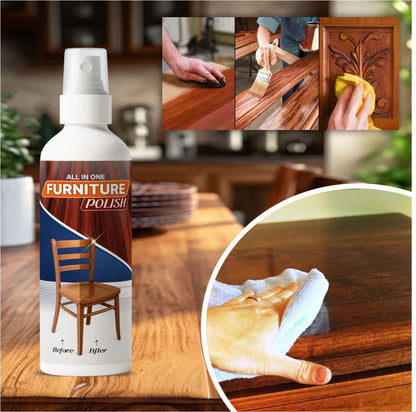 Natural Beeswax Spray Furniture Polish and Cleaner Spray (Pack of 3)