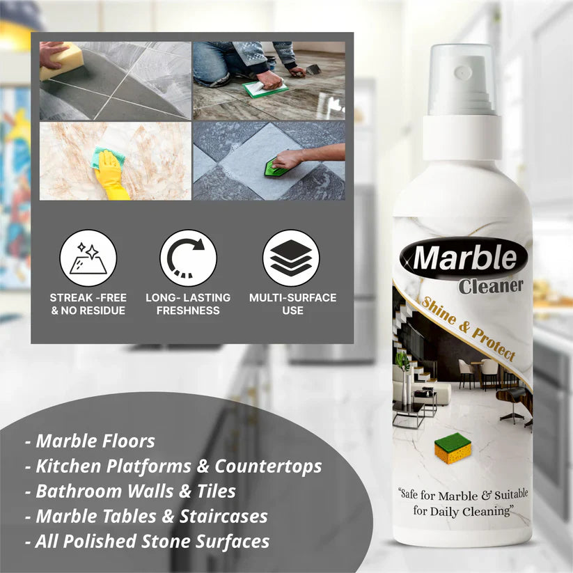 Marble Care+ Cleaner | Easy Stain Removal for Indian Homes | BUY 1 GET 1 FREE
