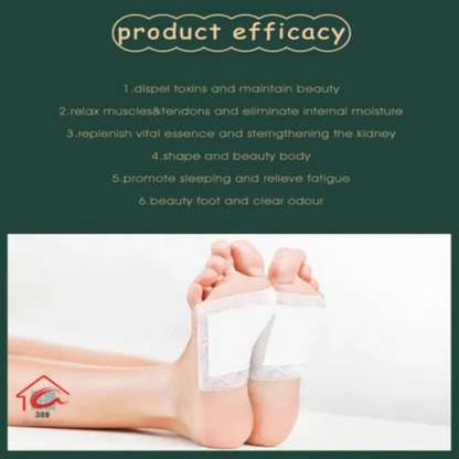 100% Herbal & Gentle Ingredient Detox Foot Pads BUY 10 GET 10 FREE (Pack of 20)