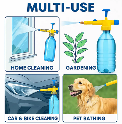 Bottle Pressure Sprayer Attachment