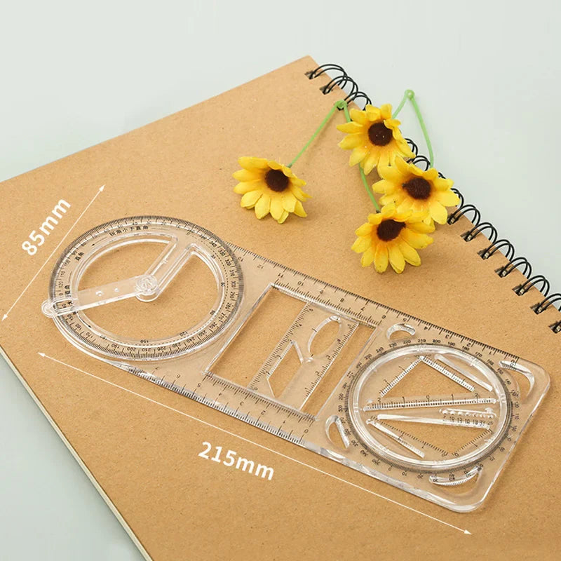 Multifunctional Geometric Ruler - All in one (Buy 1 Get 1 Free)