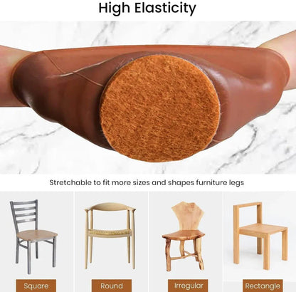 Leg Caps for Furniture- Easy movement & No more floor scratches