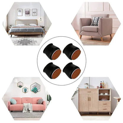 Leg Caps for Furniture- Easy movement & No more floor scratches