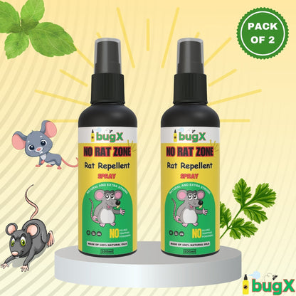 NO RAT ZONE Rat Repellent Spray - Pack of 2