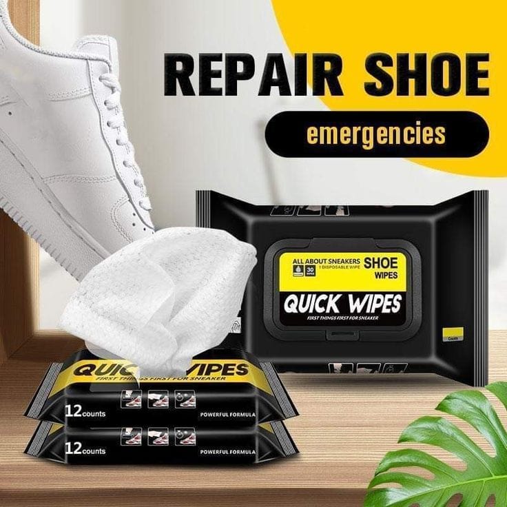 Instant Sneaker Shoes Cleaning Wipes